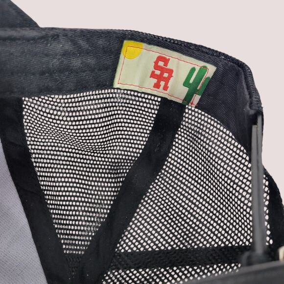 Stevenson Ranch Not My First Rodeo Snap Back Black Canvas Hat Trucker One Size - Picture 5 of 16